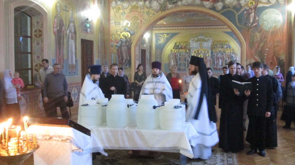 Праздник Крещения Господня в Оренбургской Духовной Семинарии