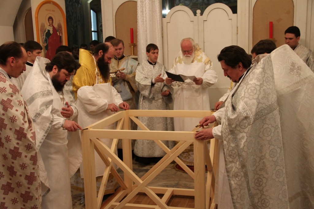 В Оренбургской Духовной Семинарии состоялось освящение храма