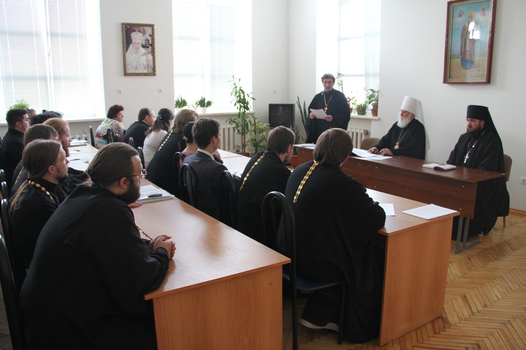 В Оренбургской духовной семинарии состоялось заседание Ученого Cовета