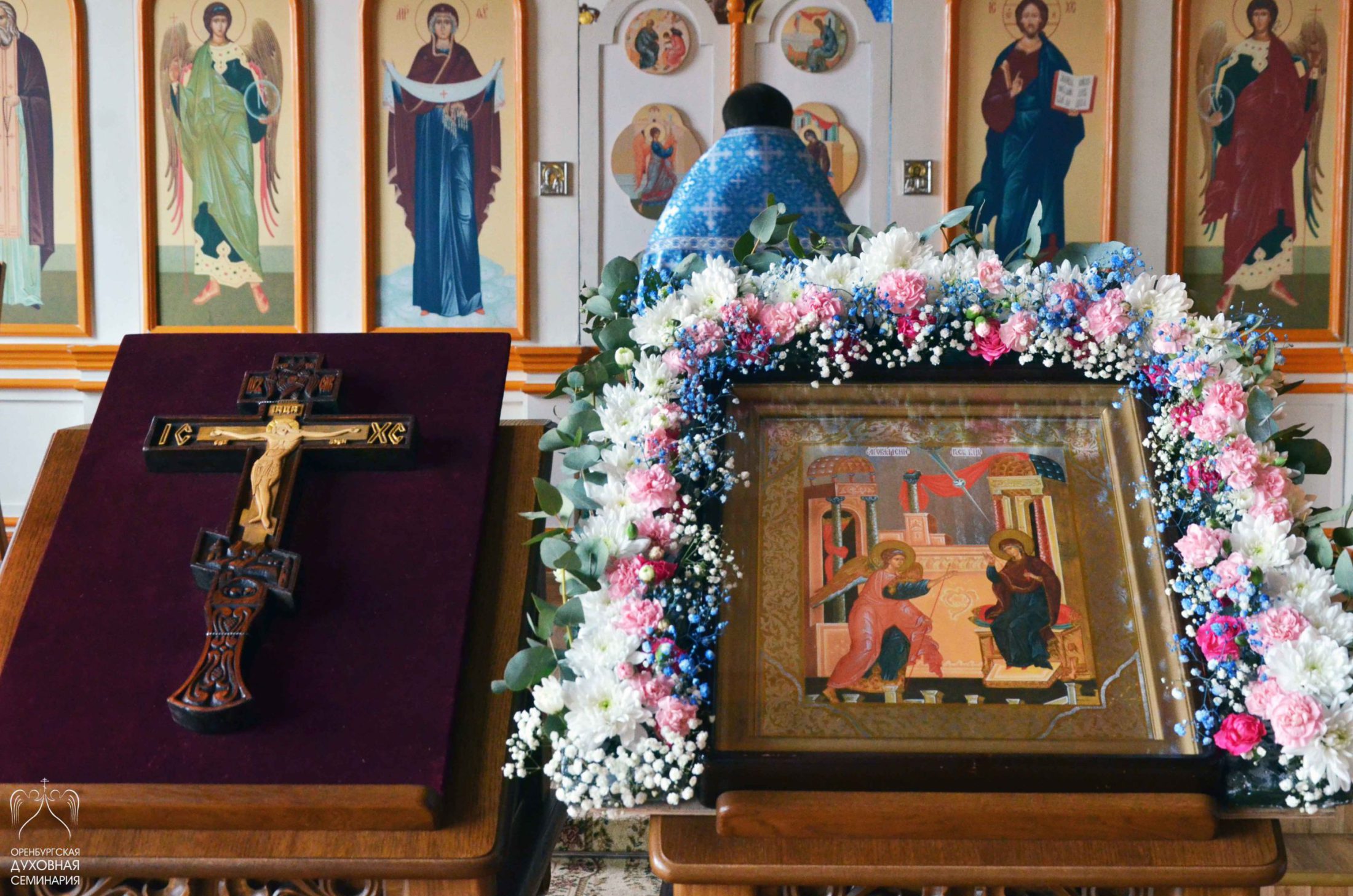 Праздник Благовещения Пресвятой Богородицы в Оренбургской духовной семинарии.
