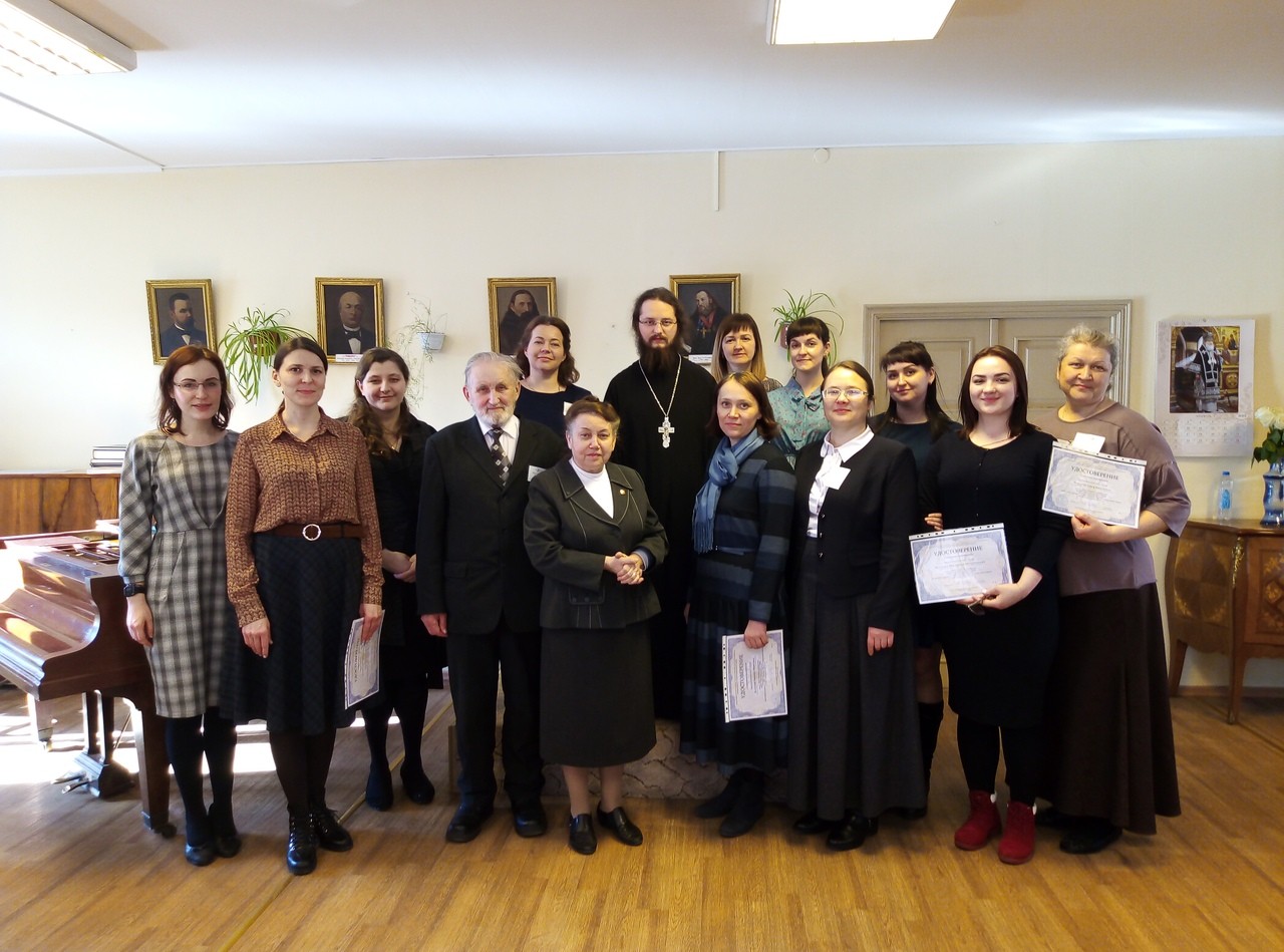 Преподаватель регентского отделения ОренДС приняла участие в курсах повышения квалификации в Санкт-Петербургской духовной академии