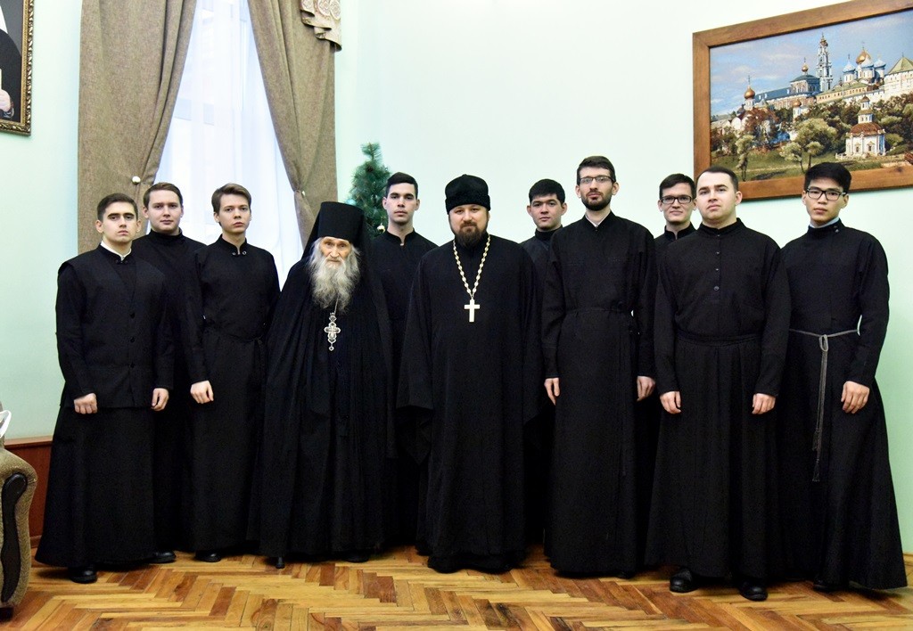 Оренбургскую духовную семинарию посетил духовник Святейшего Патриарха Кирилла схиархимандрит Илий (Ноздрин)