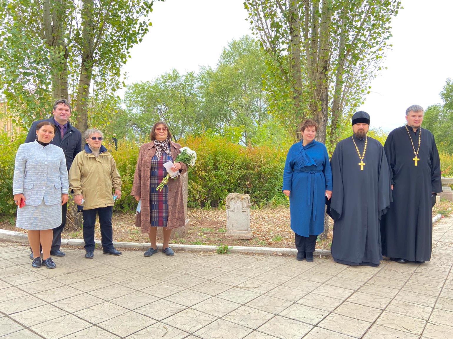Оренбургская духовная семинария передала надгробие купчихи Оглодковой
