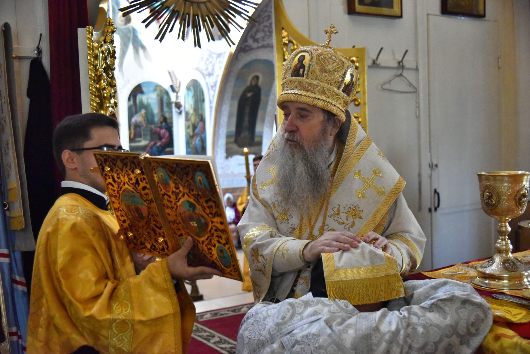 Митрополит Оренбургский и Саракташский Вениамин рукоположил в сан диакона студента Оренбургской духовной семинарии