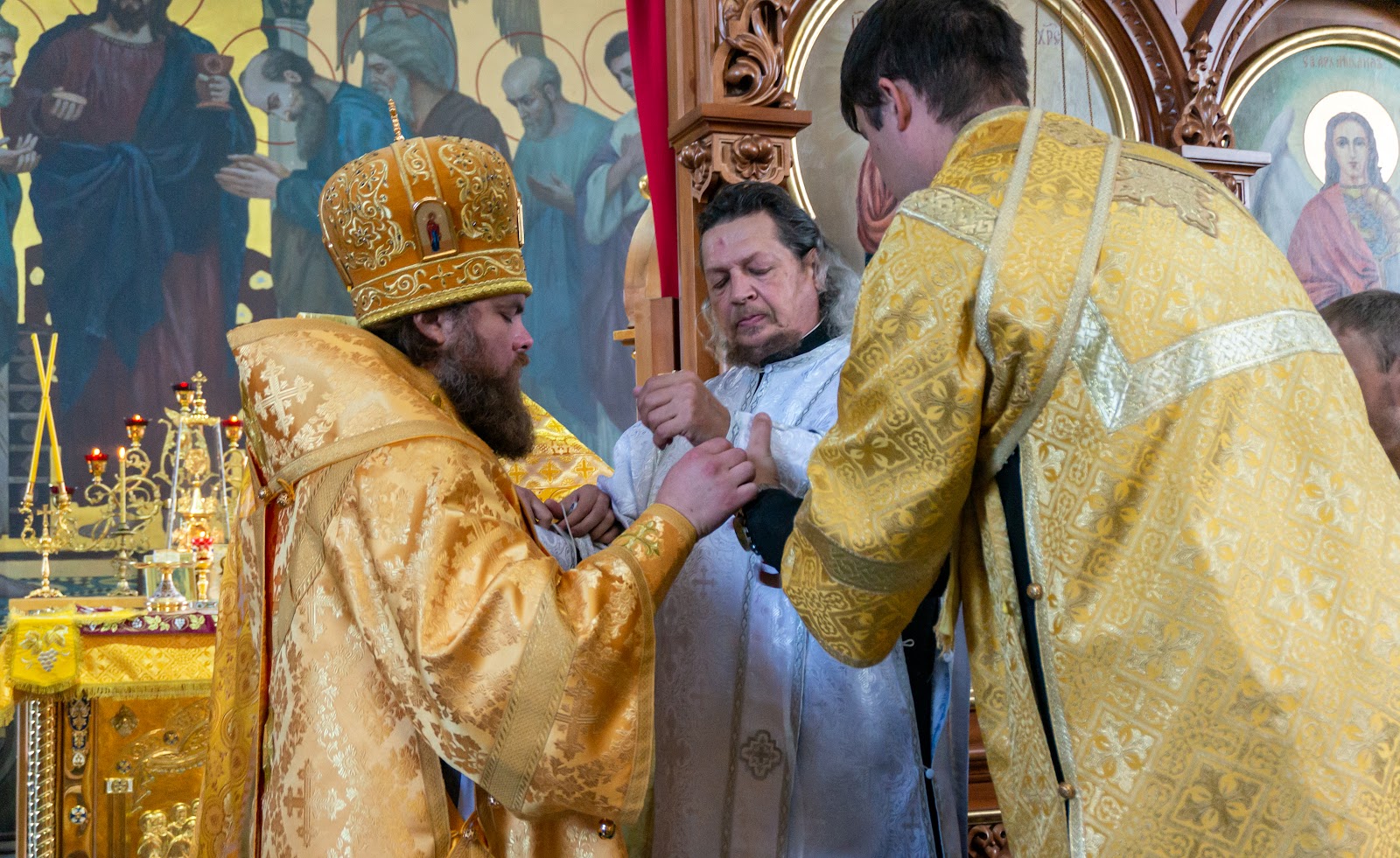 В Неделю 14-ю по Пятидесятнице епископ Спиридон совершил диаконскую хиротонию над выпускником  ОренДС
