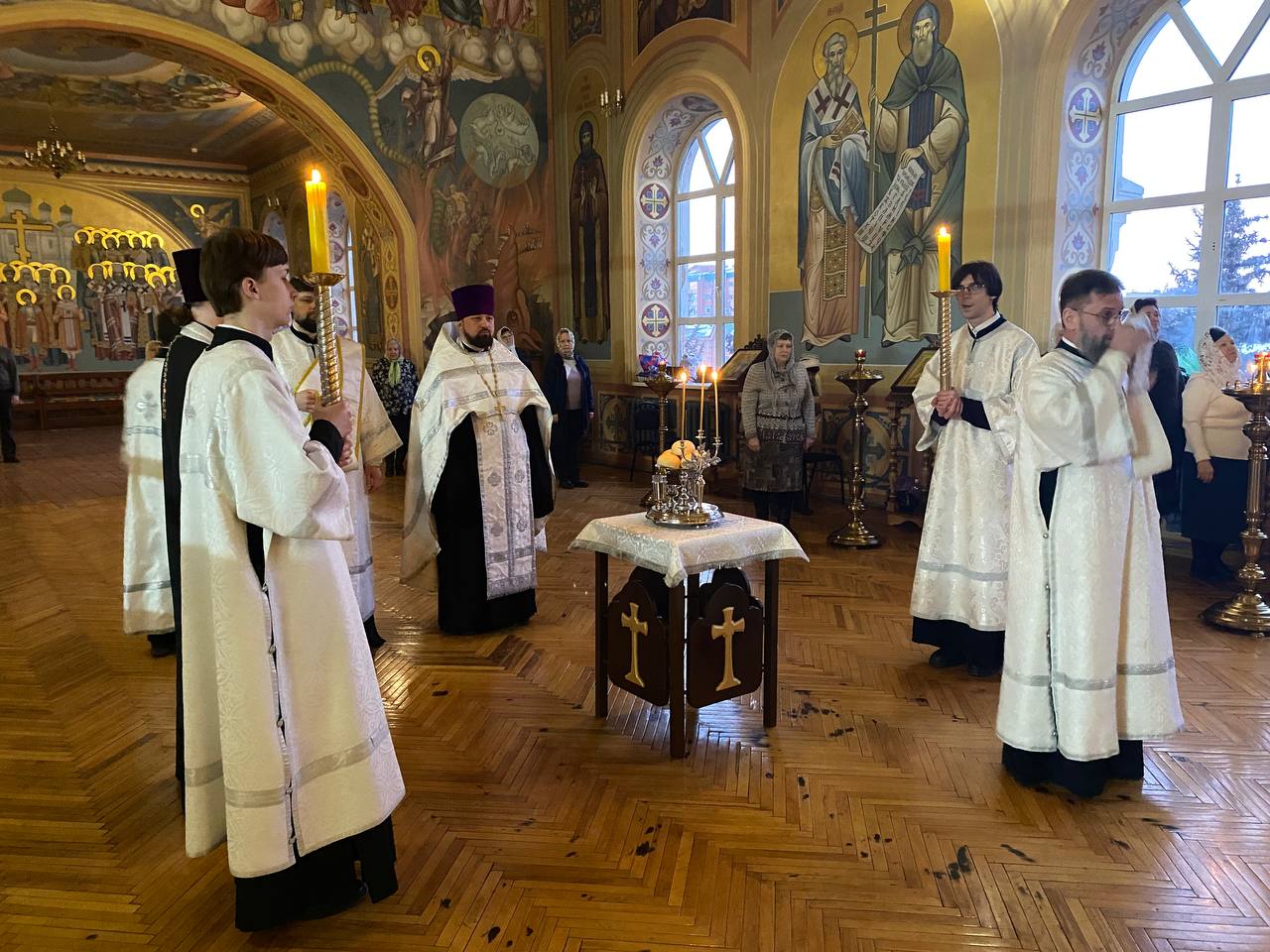 В день Крещения Господня в домовом храме Семинарии состоялись праздничные богослужения